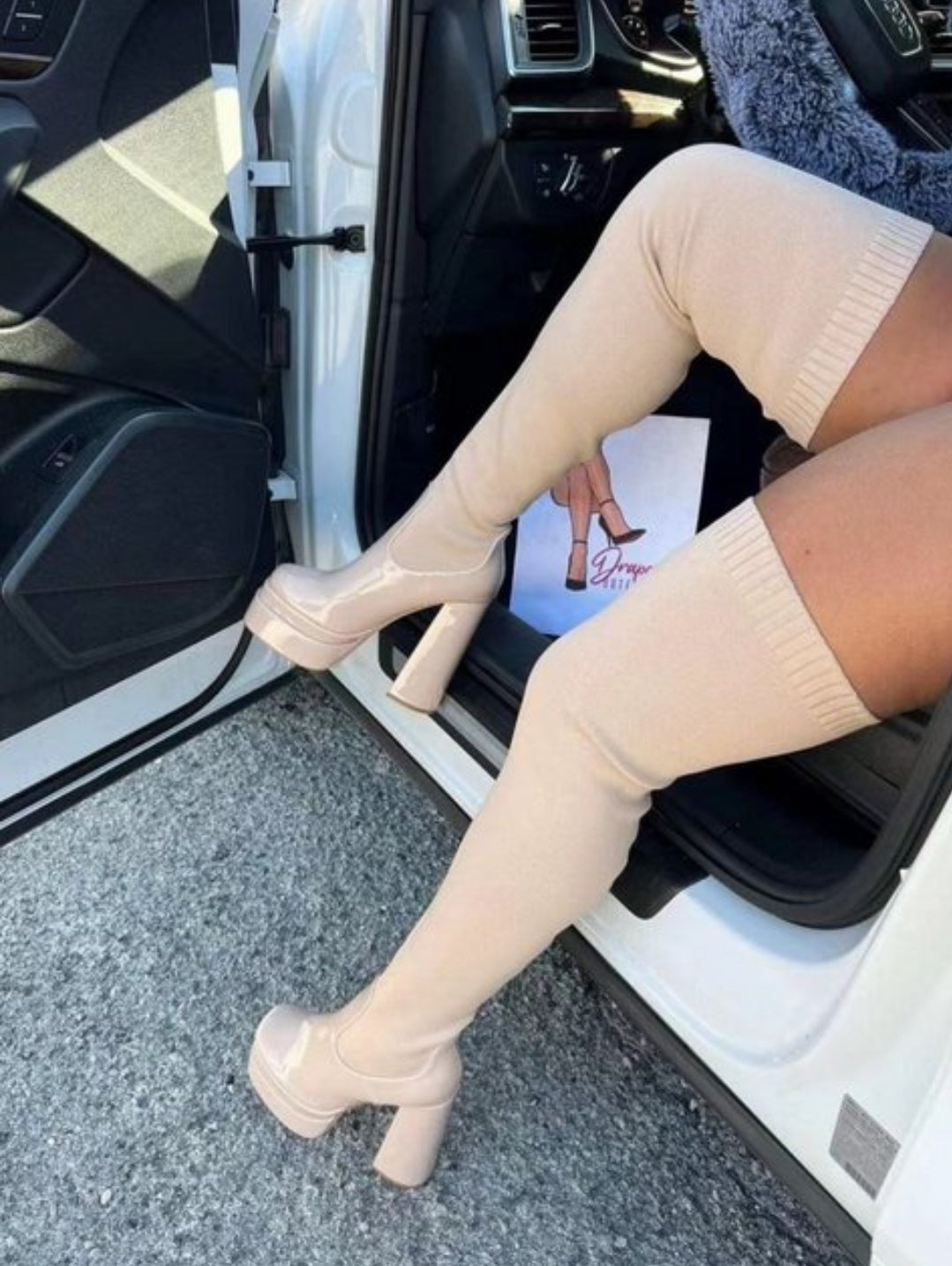 Platform Thigh High Boots