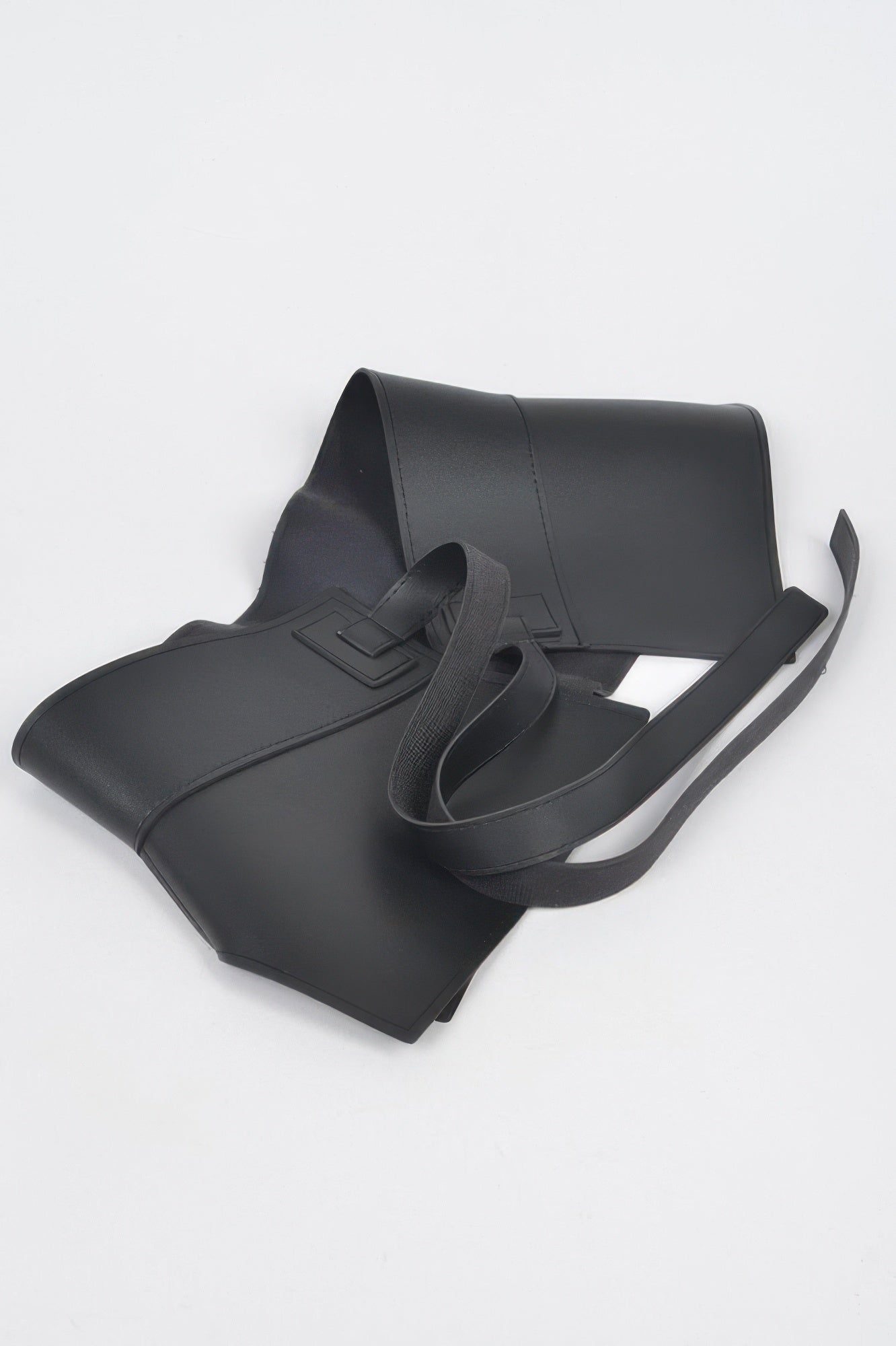 Faux Leather Skirt Belt.