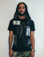 ST Patched Logo T-Shirt in Black.