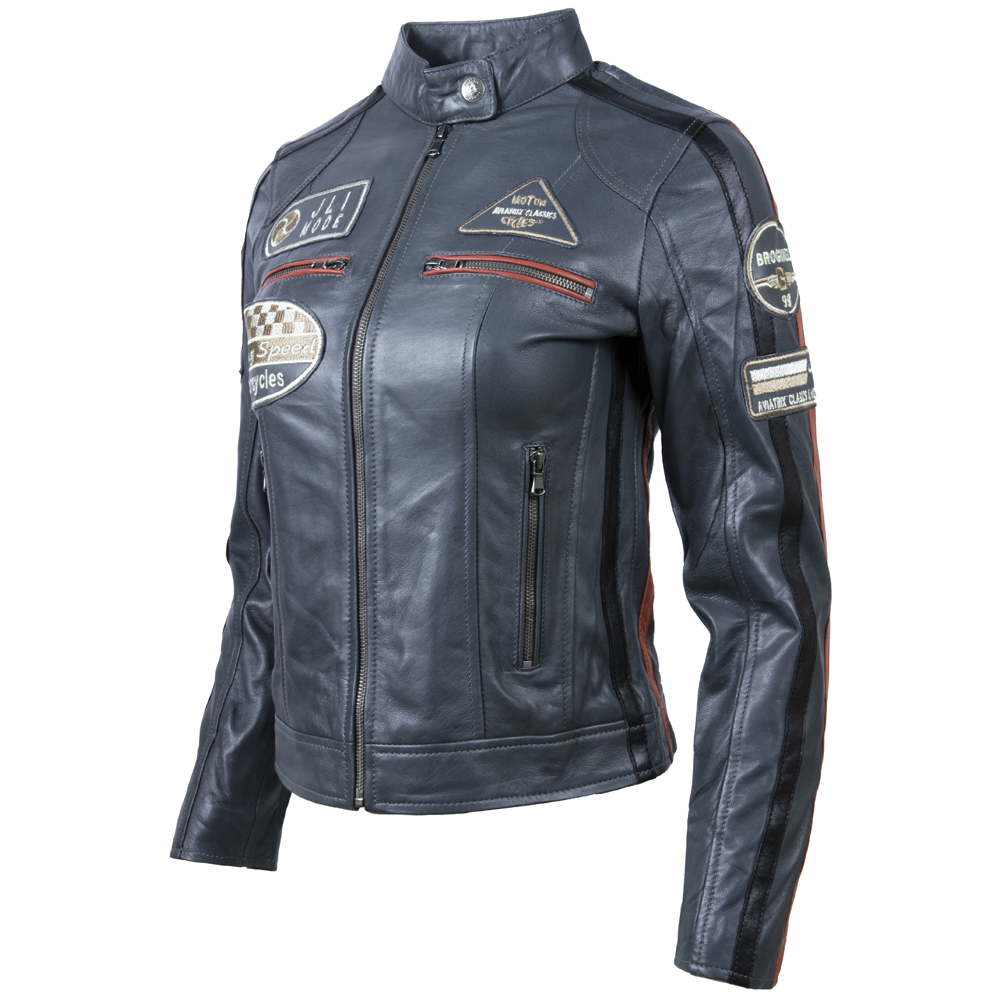 QOOC Women's Racing Biker - Platinum Grey.