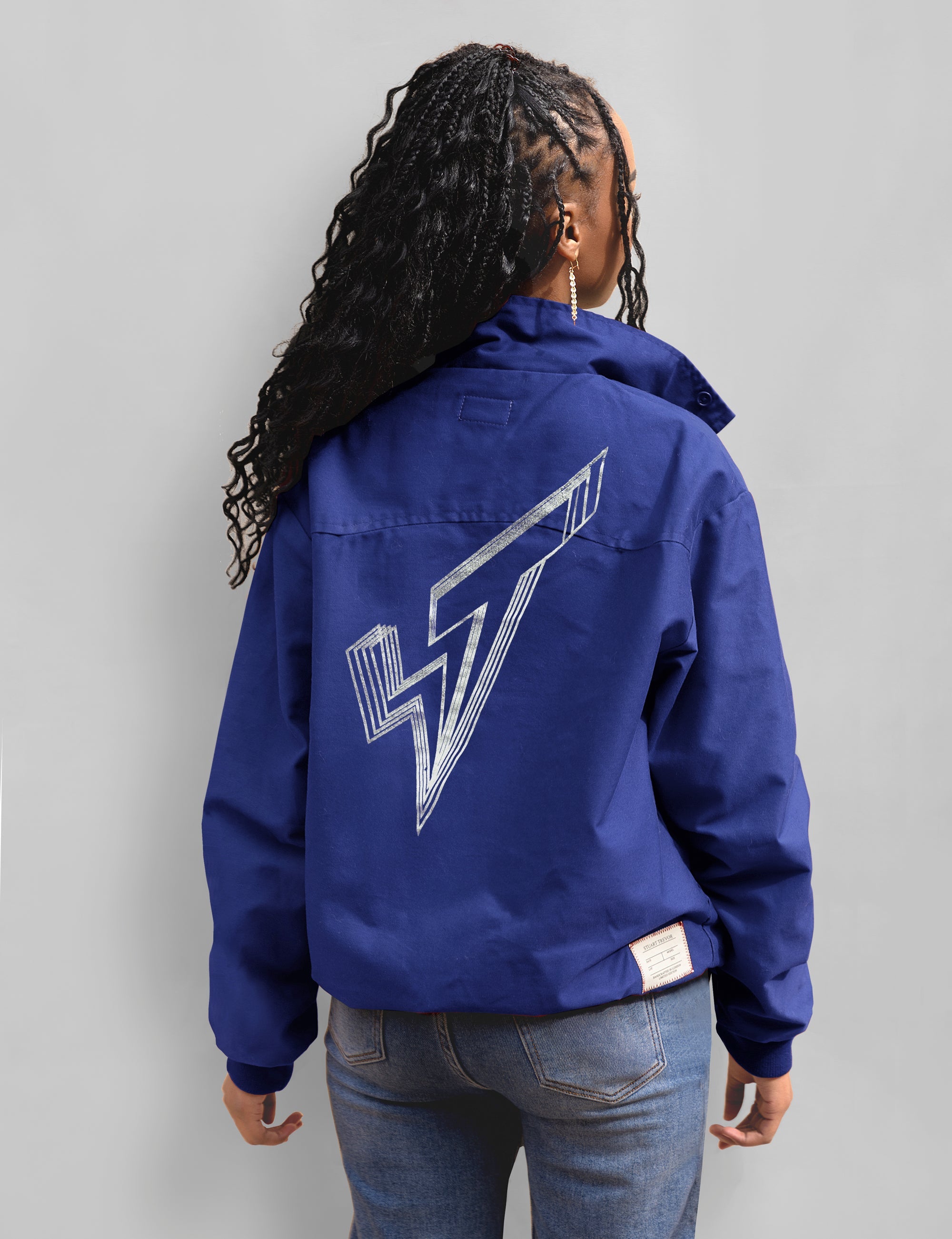 Classic Harrington Jacket in Blue.