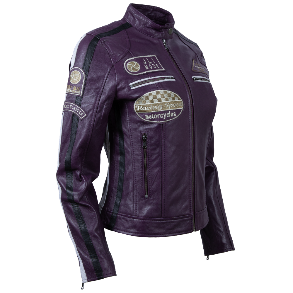 QOOC Women's Racing Biker - Purple.