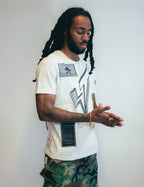 ST Patched Logo T-Shirt in Ecru.