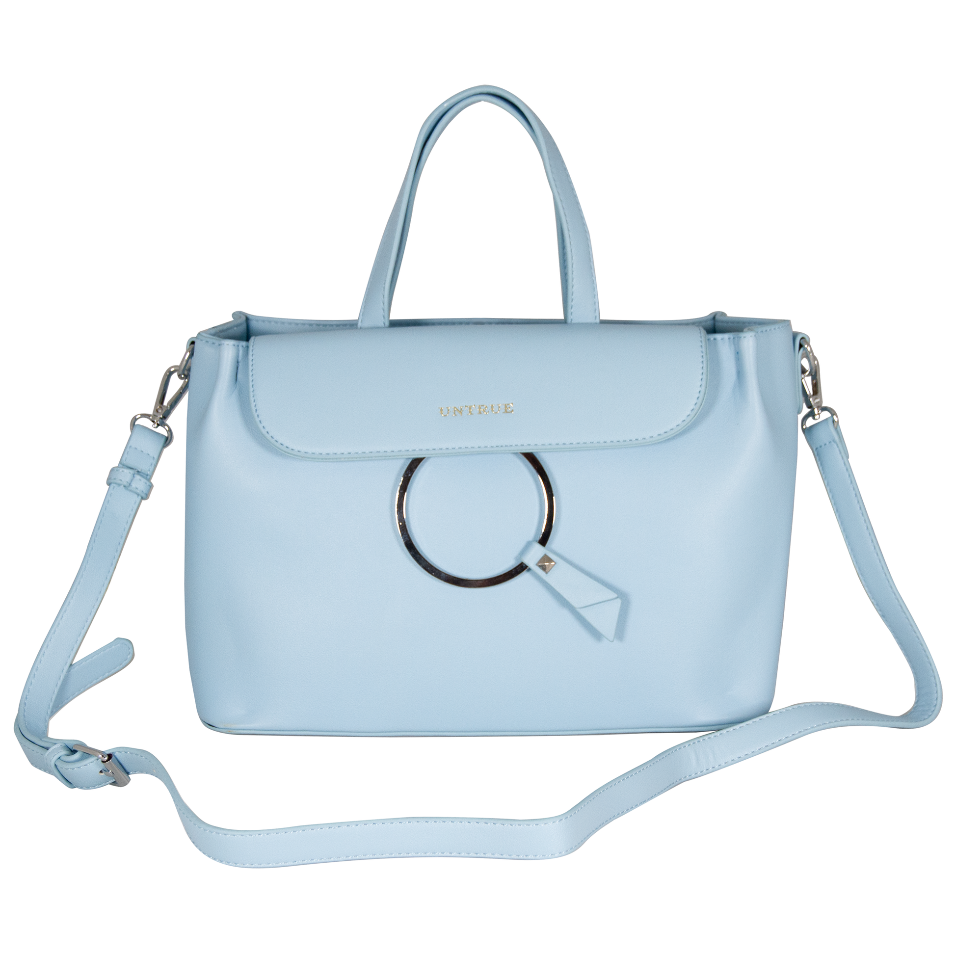 Z5B2 Women’s Charm Handbag - Blue.