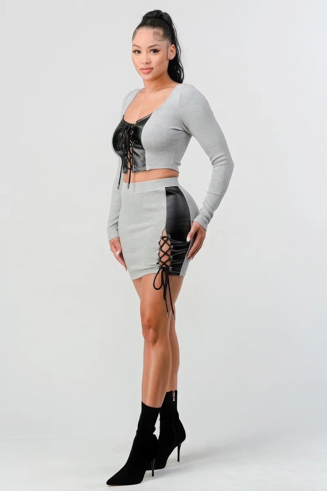 Elegant luxury mini skirt showcasing exquisite design and premium quality for a sophisticated wardrobe.