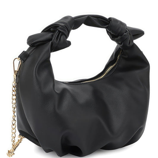 Smooth Round Handle Zipper Bag.