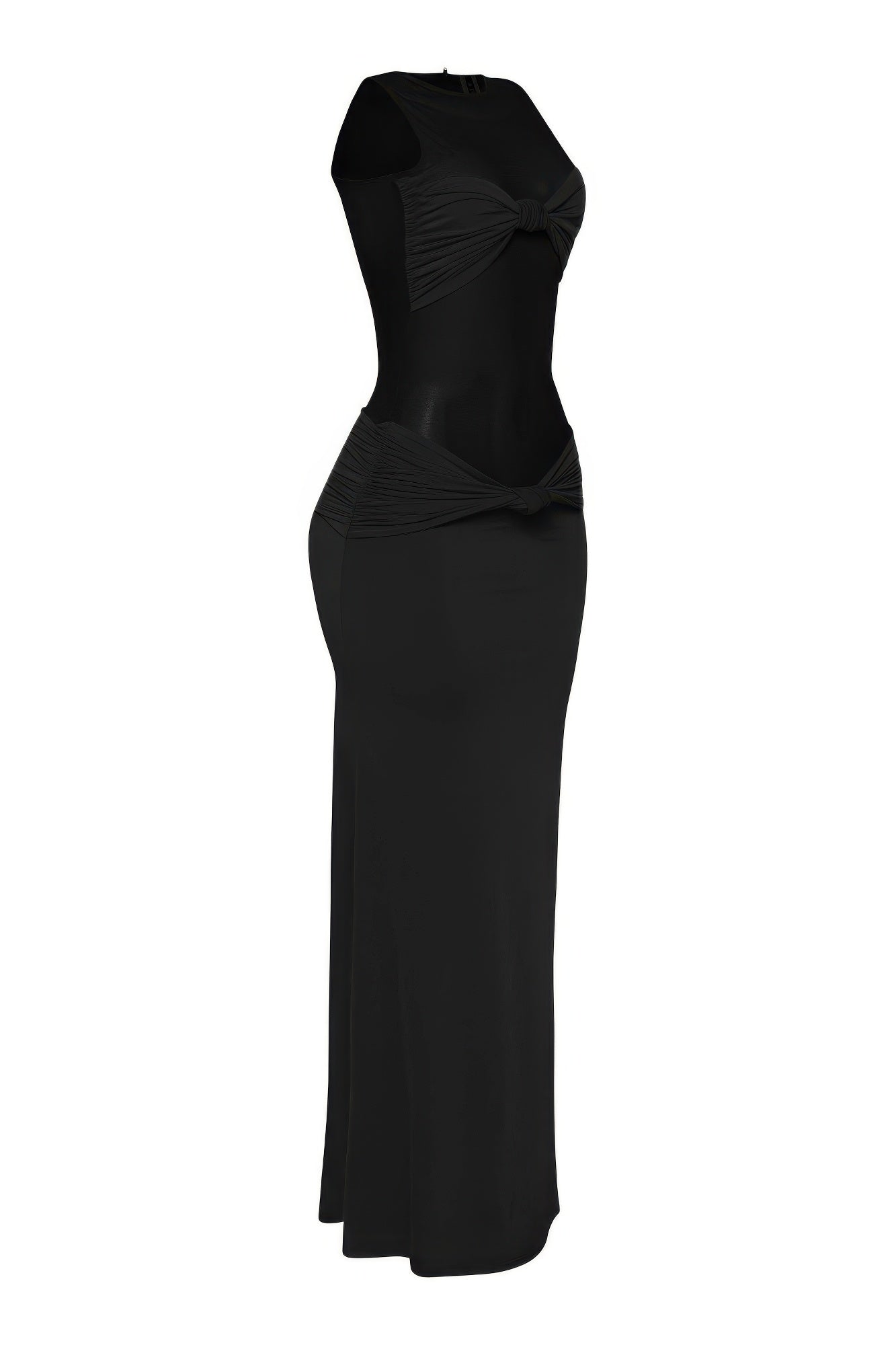 Mesh Contrast Rube Maxi Dress.