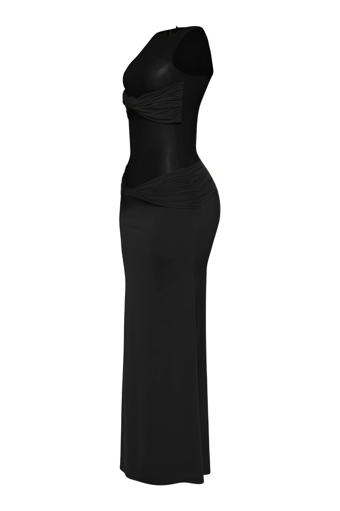 Mesh Contrast Rube Maxi Dress.