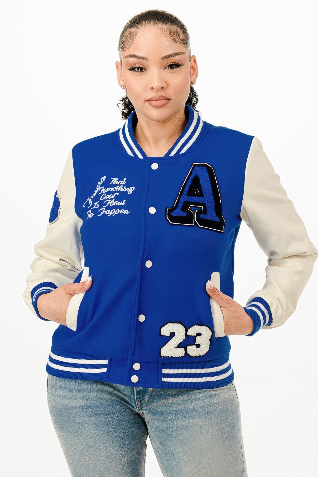 Patch Varsity Bomber Jacket.