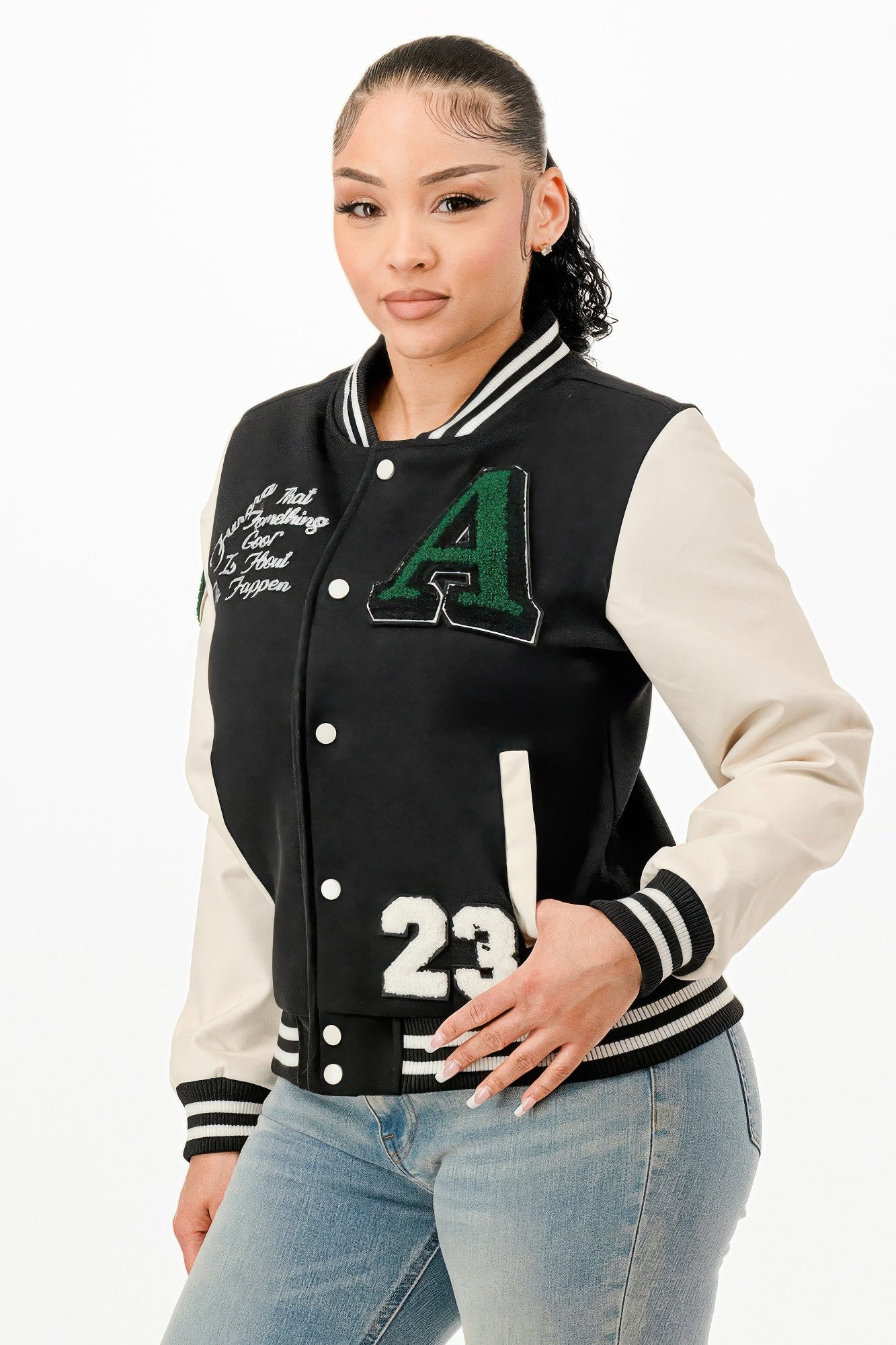 Patch Varsity Bomber Jacket.