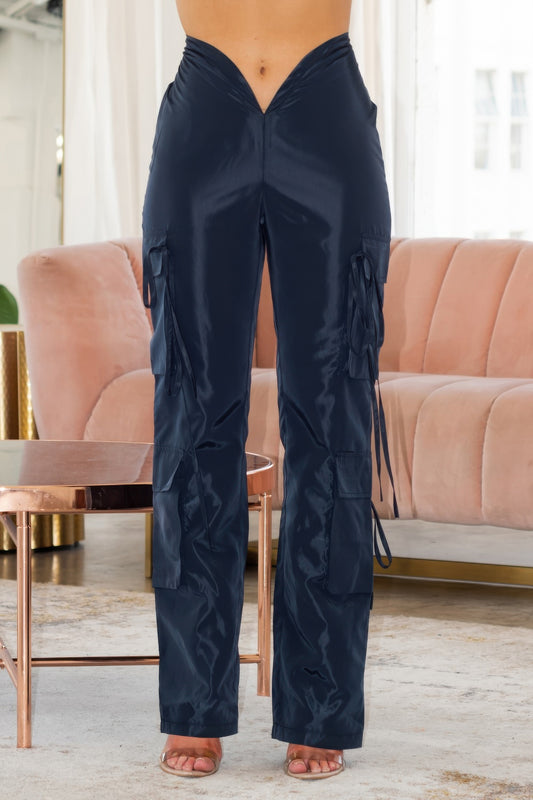 V Cut Cargo Pants.