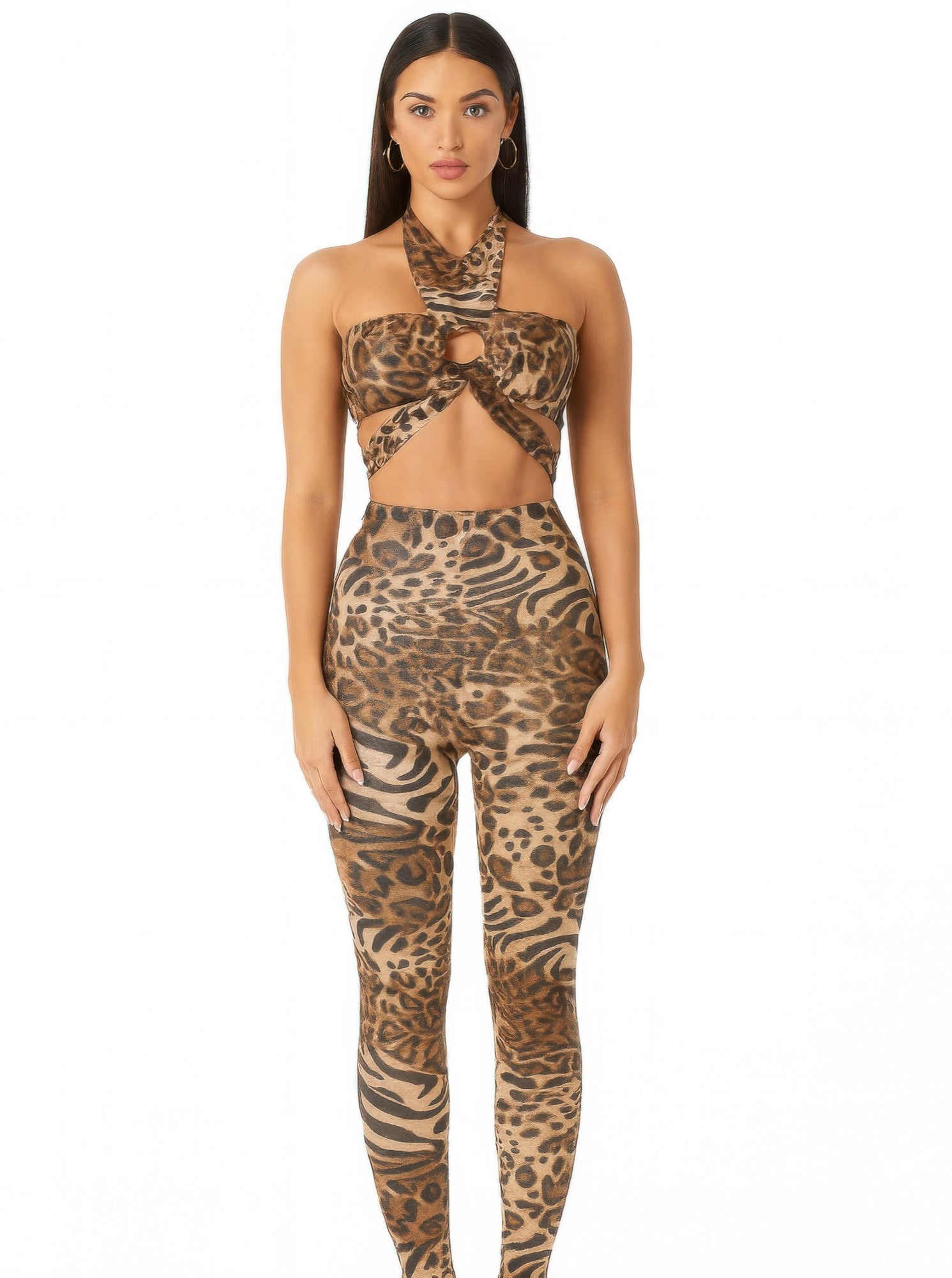 Leopard Cheetah Intertwined Set.