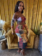 Elegant Wild Muse two piece set exuding luxury and sophistication for upscale fashion statements