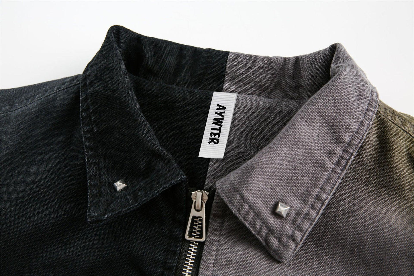 Graffiti Stitching Jacket – Unisex, Loose Fit