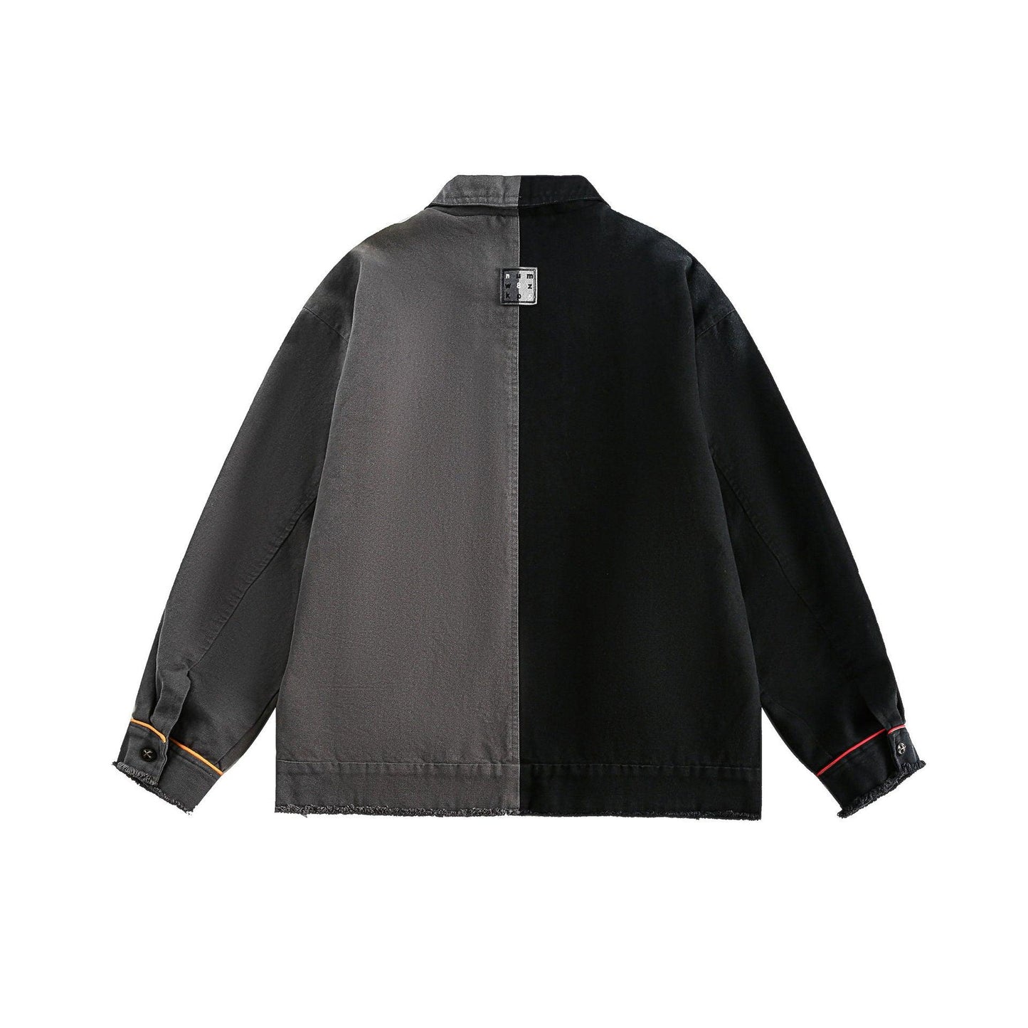 Graffiti Stitching Jacket – Unisex, Loose Fit