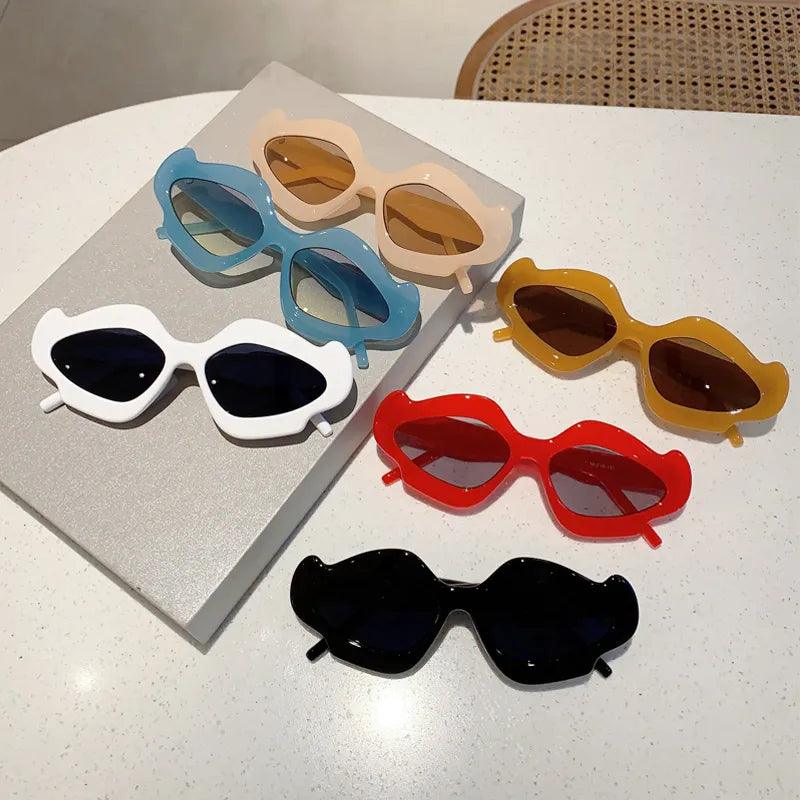 Vintage Irregular Shape Sunnies - ANNAJEVOLI