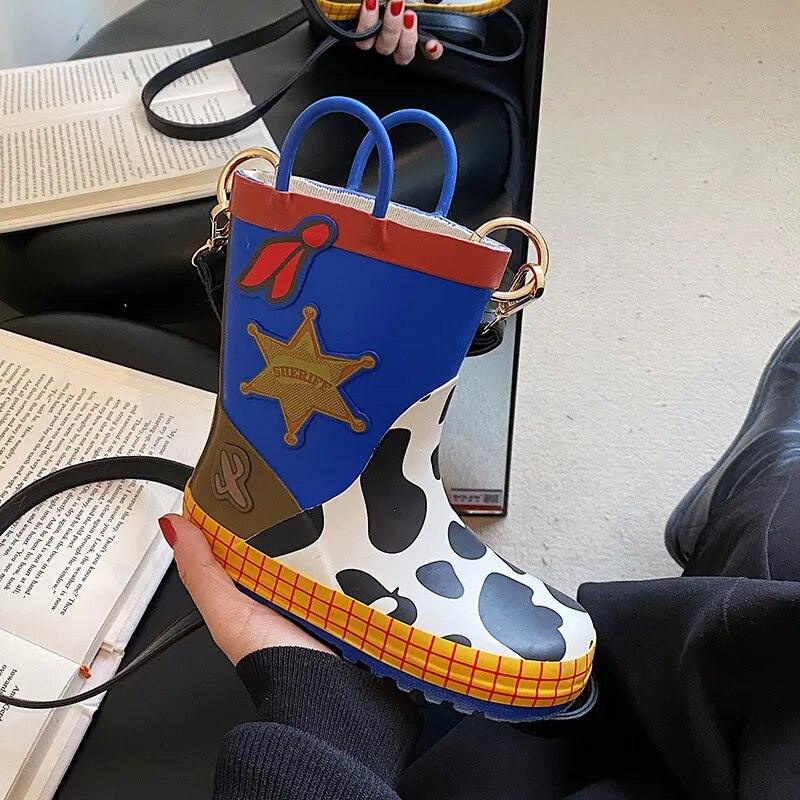 Novelty Toy Story Rain Boot Shoulder Bag - ANNAJEVOLI