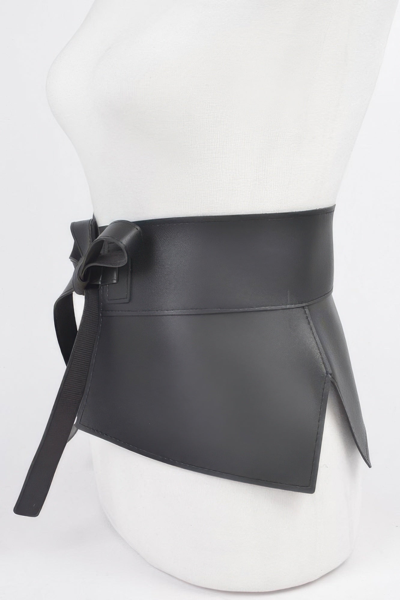 Faux Leather Skirt Belt.