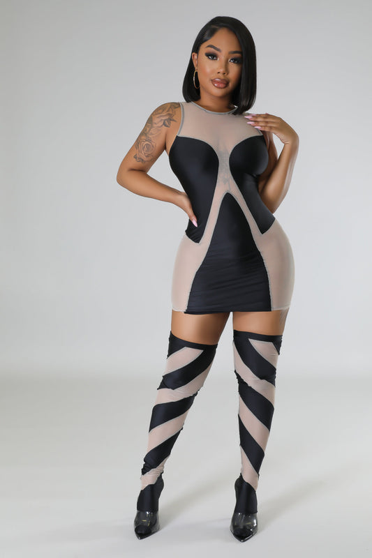 Baddie Dress Set.