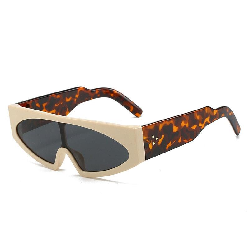 Retro Colour Block Cat Eye Sunnies.
